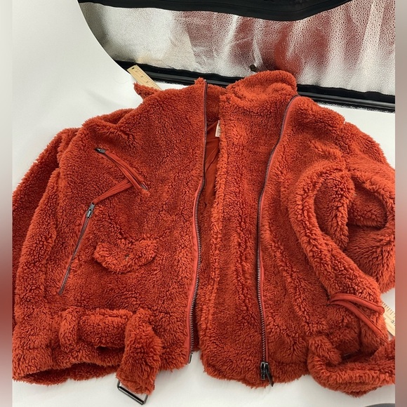 We the Free Free People So Cozy Slouchy Moto Jacket Size S - Picture 12 of 16